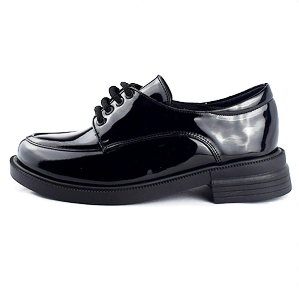 Chaussure pour femme 014-1 Noir verni ..........     sandale médicale femme confortable Maroc